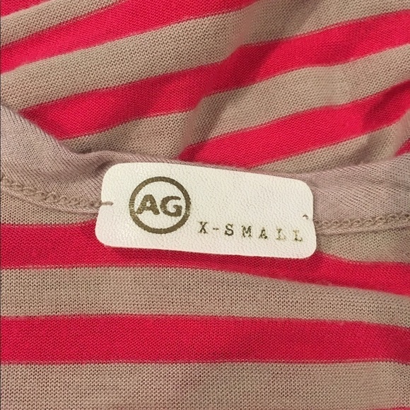 AG Adriano Goldschmied Striped Sleeveless Tank Top Shirt XS Made USA - Picture 2 of 4